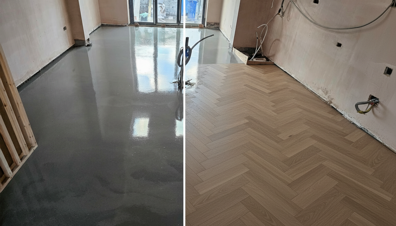 Herringbone Installation