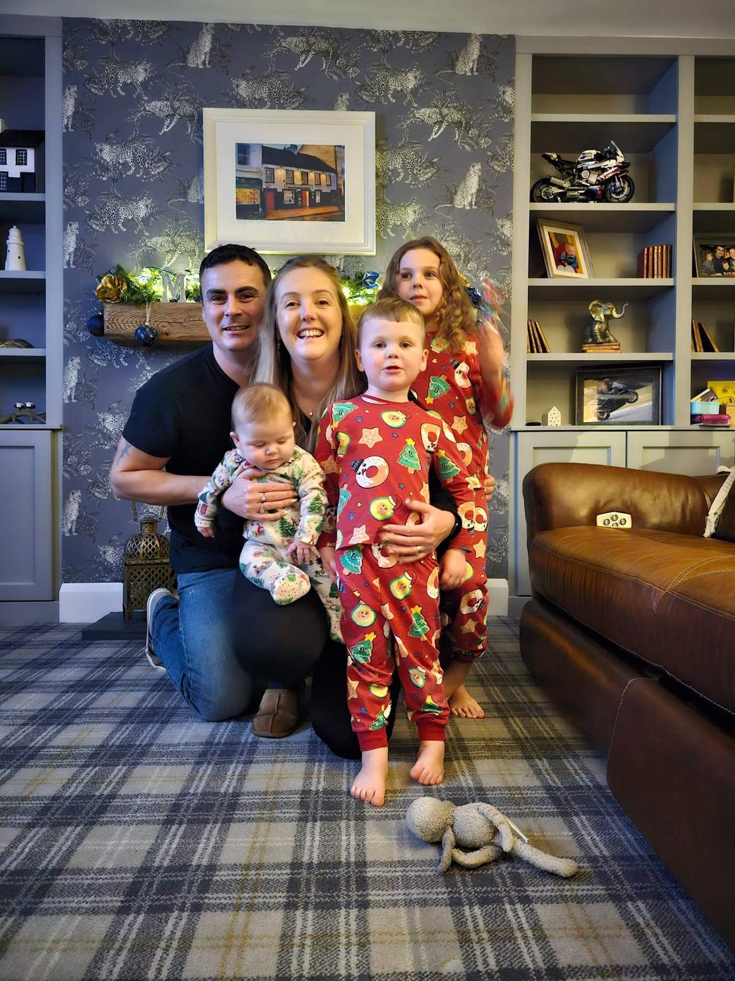 The McNally family — proud owners of Alvanley Flooring Services