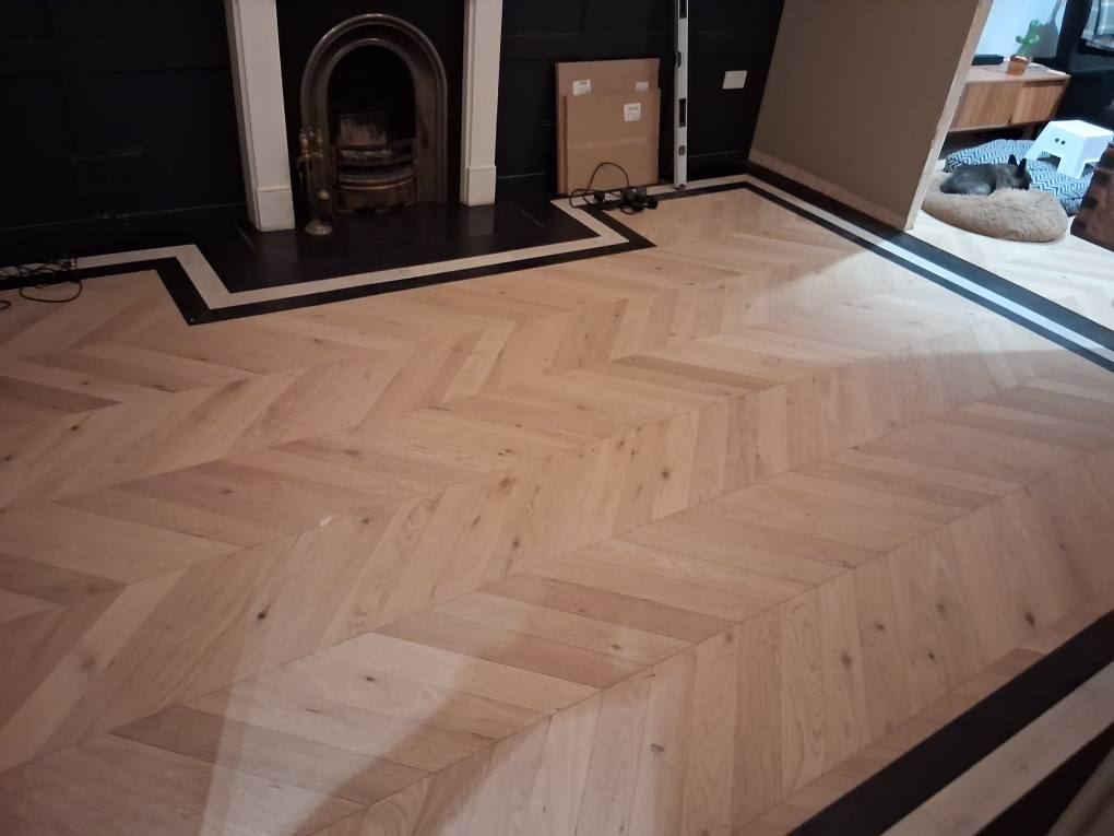 Herringbone and parquet flooring example 3