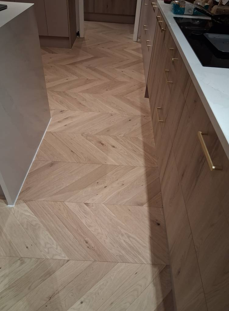 Herringbone and parquet flooring example 4