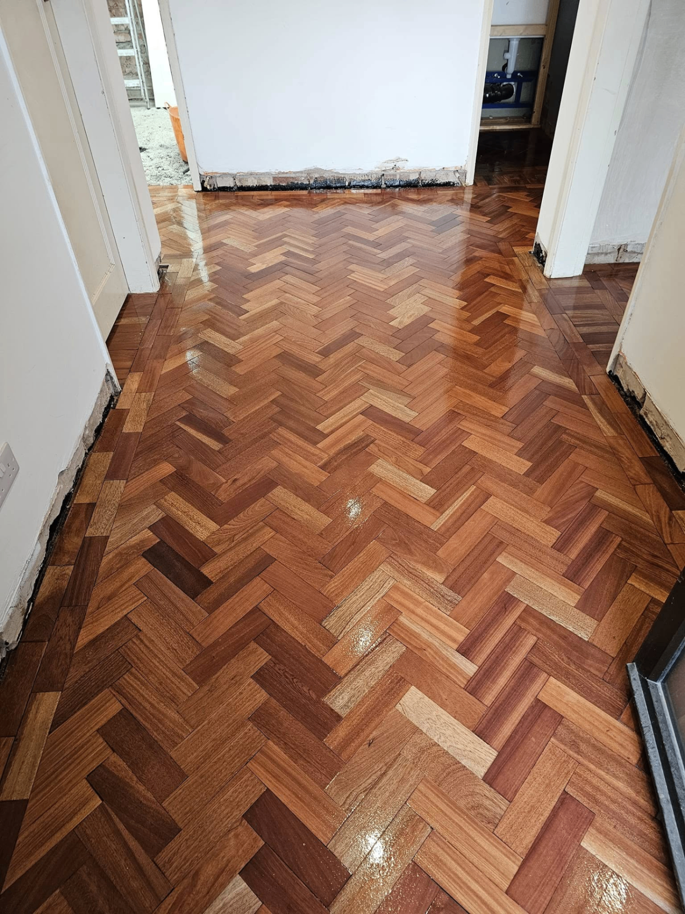 Herringbone and parquet flooring example 5