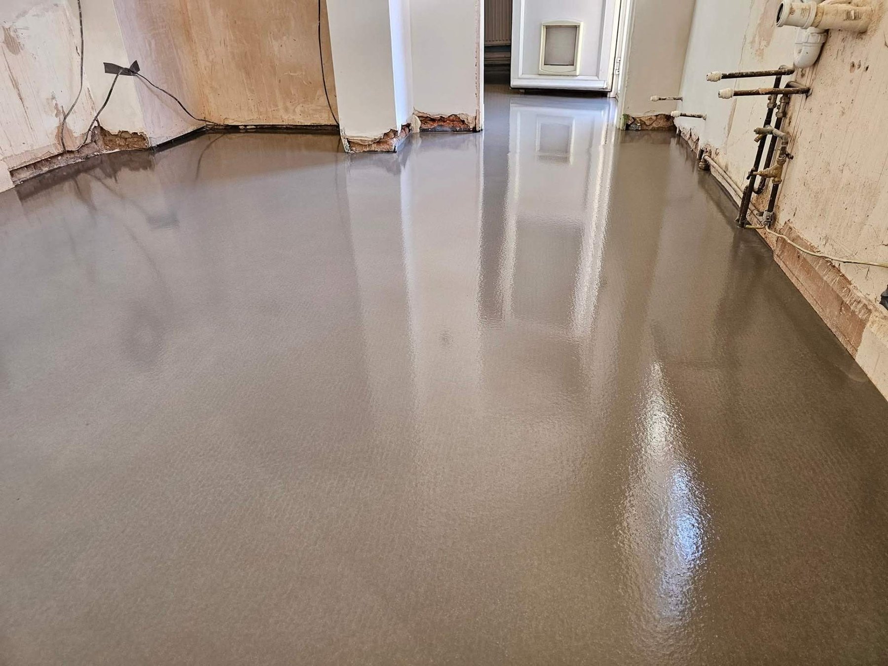Subfloor preparation project